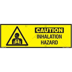 Inhalation Hazard Sign in Rectangle