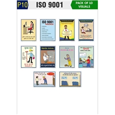 Pack of ISO 9001 Posters | ISO 9001 Poster Pack | Buysafetyposters.com