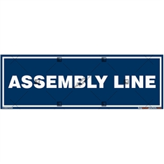 Assembly-Line-Identification-Board in Rectangle
