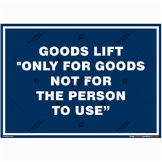 Goods Lift Board