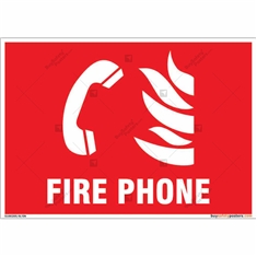 Fire Phone Sign in Landscape