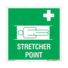 Stretcher Point Signs in Square