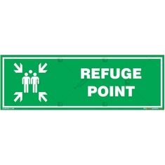 Refuge Point Sign in Rectangle