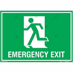 Emergency Exit Signs in Landscape