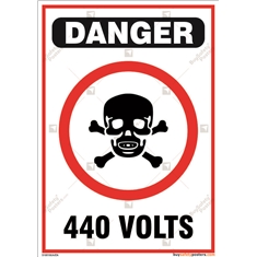 440 Volts Sign