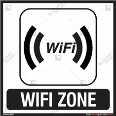 Wifi Zone Signs