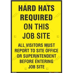 Hard Hats Sign