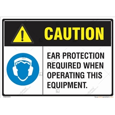 Hearing Protection Required Signs
