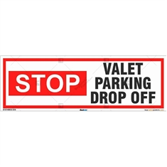 Valet Drop Off Point Display- Rectangle