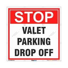 Valet Drop Off Point Display- Square