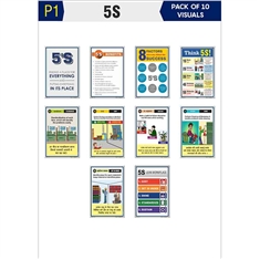 Pack of 5s Posters - Buysafetyposters.com
