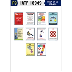 Pack of IATF 16949 Posters | IATF 16949 Posters Pack | Buysafetyposters.com