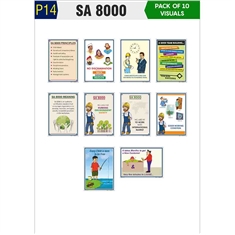 Pack of SA8000 Posters | SA 8000 Posters Packs | Buysafetyposters.com