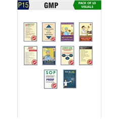 Pack of Good Manufacturing Practices Posters | GMP Posters Pack | Buysafetyposters.com