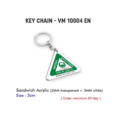 National Safety Week Logo Keychain 