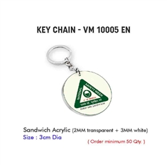 National Safety Week Logo Keychain