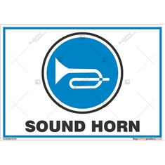 Sound-Horn-Signage in Landscape