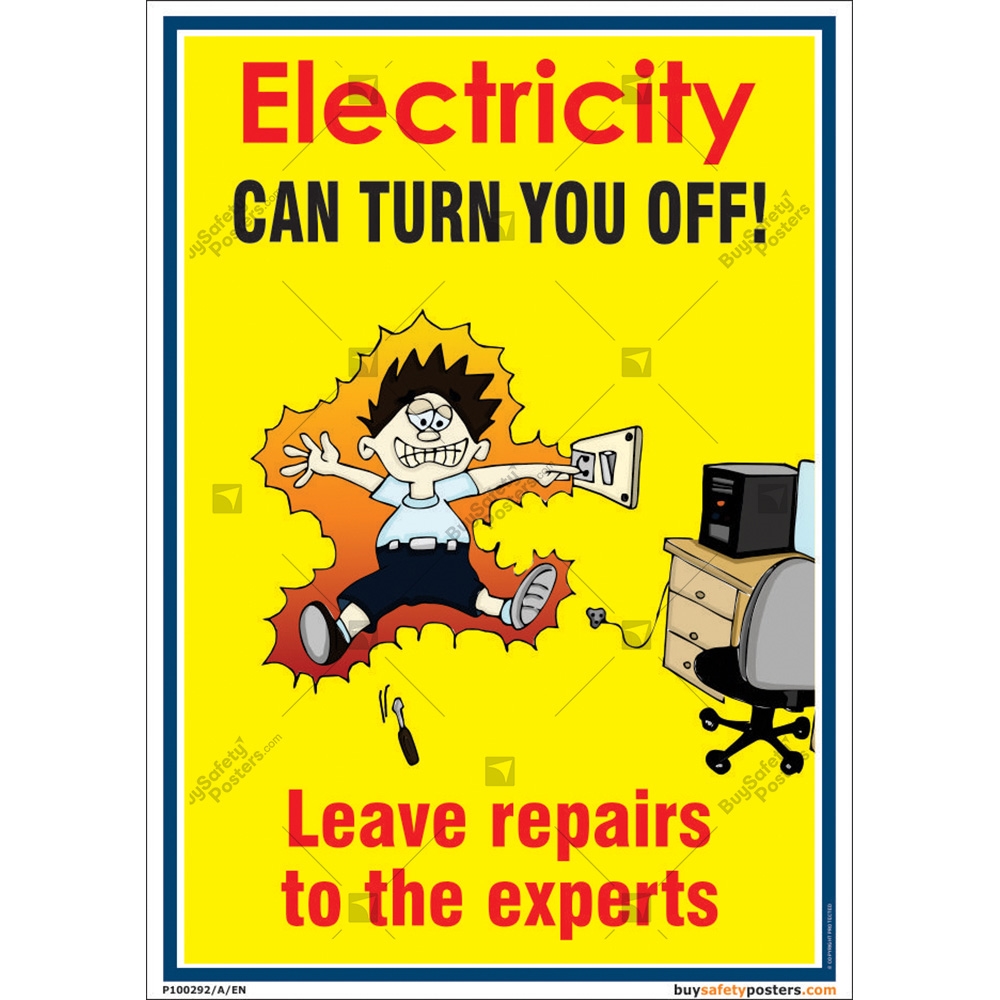 Electrical Safety Poster Marshall Industrial Supplies - vrogue.co