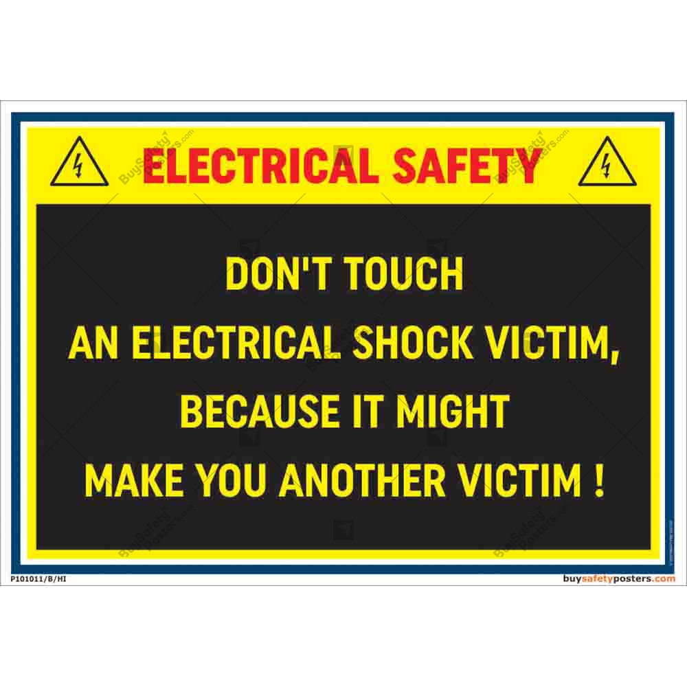 Electrical Safety Slogan Posters Electrical Safety