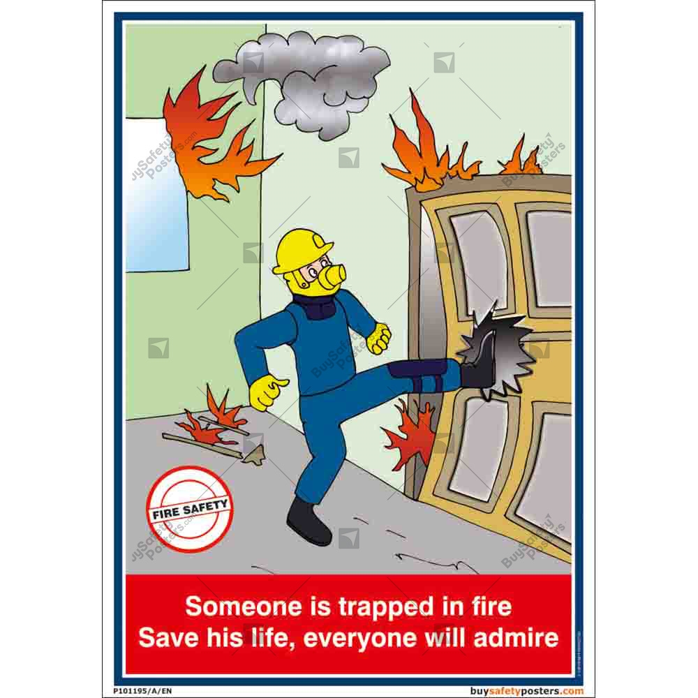 industrial fire safety posters