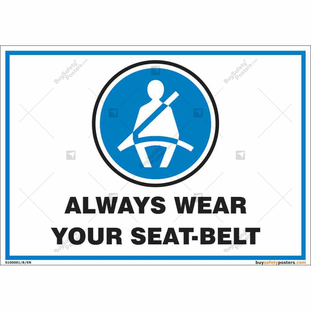 Wear Seat Belts Signs Ubicaciondepersonascdmxgobmx