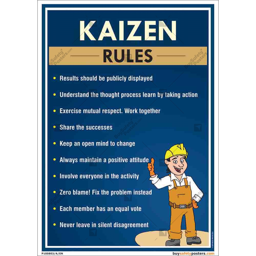 kaizen posters in hindi