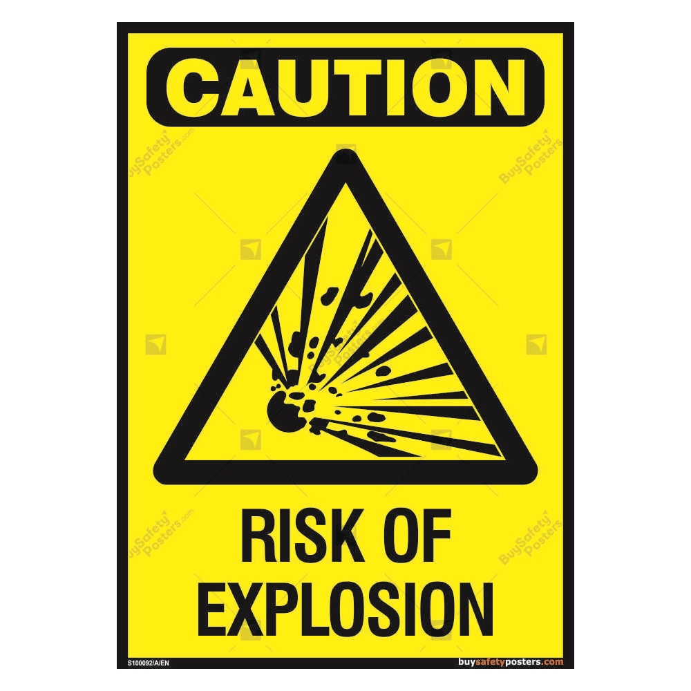 Explosion Hazard Sign