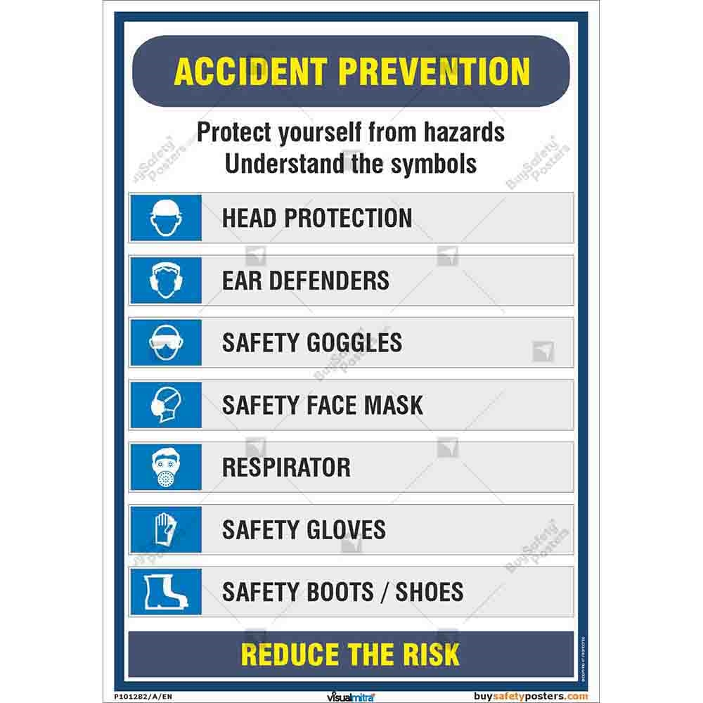 Safety Guidelines For Accident Prevention Safety Posters, 55% OFF