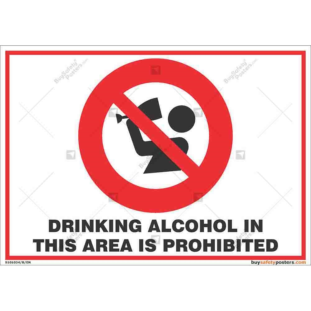 alcohol prohibition signs