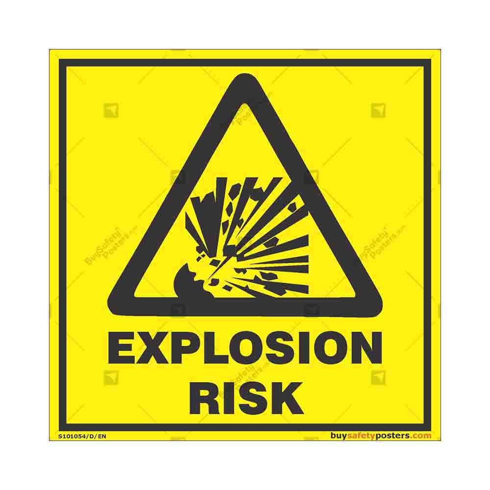 Explosion Hazard Sign