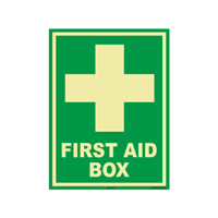 First Aid Glow Signs