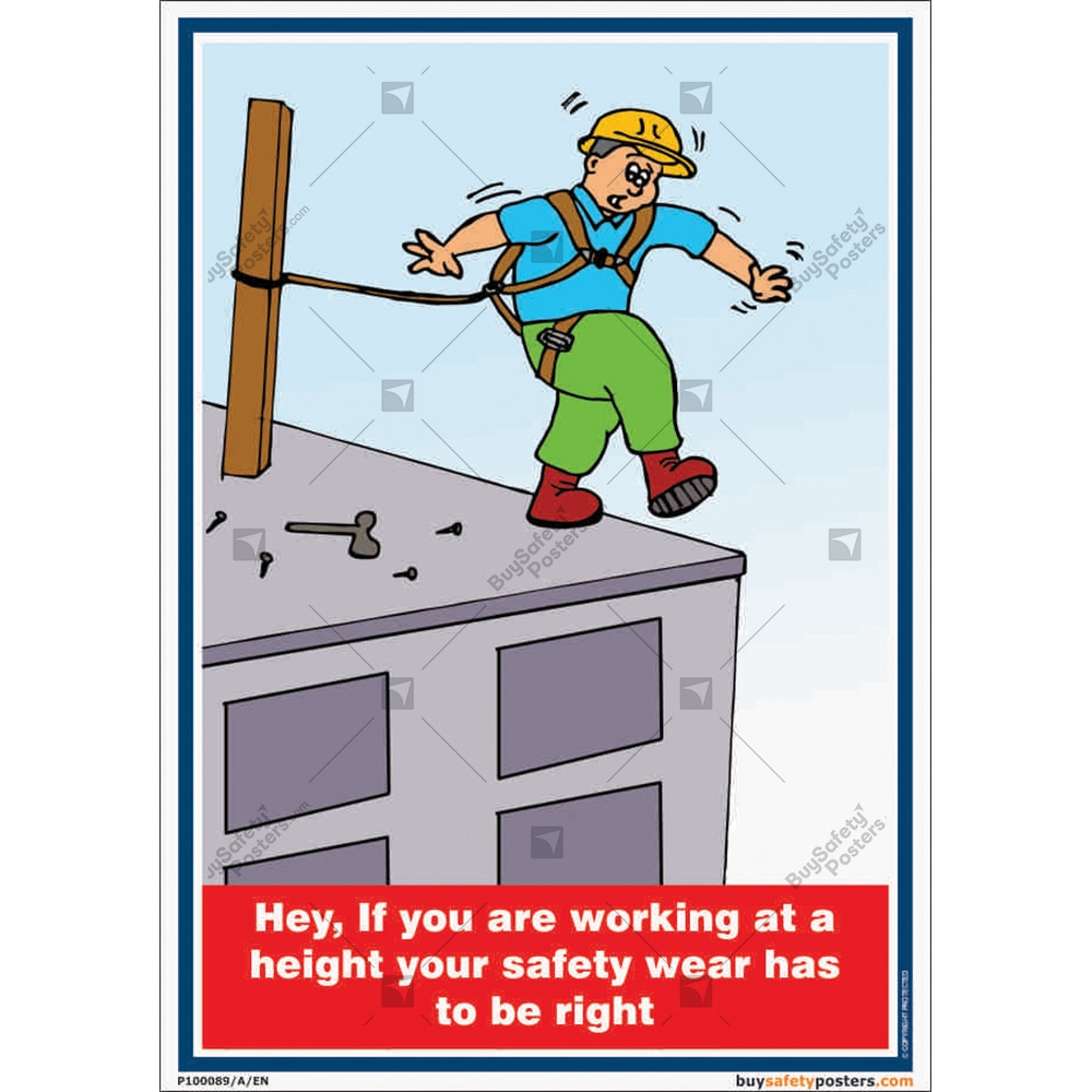 Working At Heights Safety Poster | ubicaciondepersonas.cdmx.gob.mx